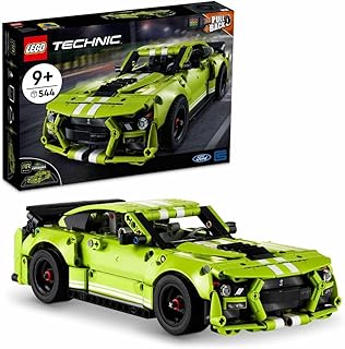 مجموعة بناء النموذج Ford Mustang Shelby GT500 42138 من LEGO Technic؛ لعبة سيارة سباق الشوارع المزودة بميزة التراجع للأعمار فوق 9 سنوات (544 قطعة)