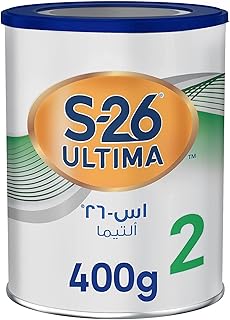 حليب اس-26 التيما للمرحلة الثانية بتركيبة لمتابعة التغذية تعتمد على حليب البقر للرضع بعمر 6-12 شهر، بوزن 400 جرام