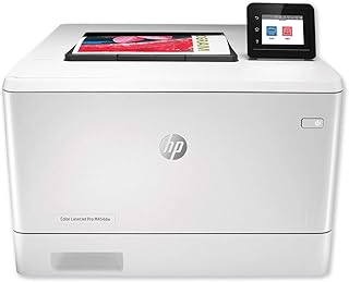 HP طابعة ليزر جيت برو M454dw لاسلكية من كولور ليزر جيت برو، طباعة على الوجهين ومتنقلة، ميزات الأمان (W1Y45A)، من اتش بي