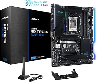 لوحة ام Z690 اكستريم بوحدة معالجة مركزية انتل جيل 12 تدعم واي فاي من اس روك (LGA1700)، Z690 اكستريم واي فاي 6E، DDR4