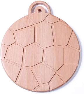 CKJXCVB Cutting board Wooden Pizza Paddle Cheese Serving Tray Plate Cutting Chopping Board Round Hand polished pizza wooden tray