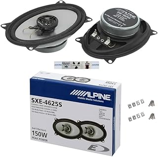 2 مكبر صوت متوافق مع الباين SXE-4625S SXE 4625S قناة محورية 4 × 6 10 15 سم 100 150 ملم 20 واط Rms و150 كحد اقصى للسيارة زوج + 5 ملصقات هدايا متحد المحور