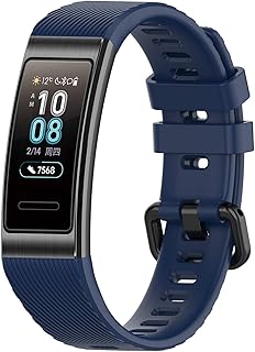 Bracelet Compatible with Huawei Band 4 Pro/3 Pro/3, 19 mm Silicone Replacement Strap for Huawei Band 3