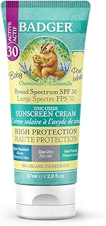 كريم واقي من الشمس Badger Active Baby SPF30 87 مل