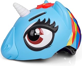 PATHLANE Kids Helmet Unicorn Helmet & Shark Helmet for Girl Boy, Children's Bike Helmet for 3-8 Years Multi-Sport Safety Certified Bicycle Helmet for Skateboard Skating Scooter