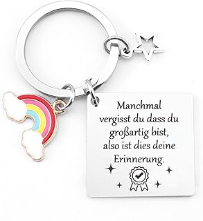 Courage Keyring Inspirational Gifts for Women Graduation Gift Small Gifts Keyring Personalised Best Friend Gifts Birthday Gift for Women Partner