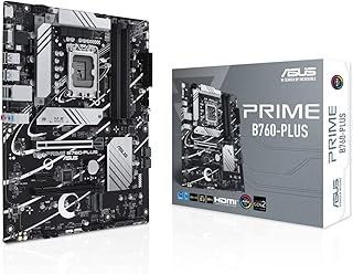 اسس لوحة ام برايم B760 PLUS انتل LGA 1700 ATX - منفذ الملحقات السريع 5.0 ثلاث فتحات الإضافية 4.0 M.2 DDR5 ريالتيك ايثرنت 2.5 جيجابايت عرض VGA HDMI™