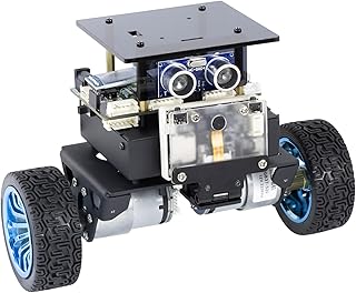 ياهبووم سيارة التوازن الذاتي STM32، مجموعة هيكل روبوت دفع ثنائي، مع وحدة رؤية بالذكاء الاصطناعي، تقنية الذكاء الاصطناعي للتعرف على الألوان، مناسبة لمشاريع البخار الالكترونية للشباب