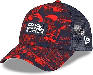 نيو ايرا F1 Red Bull Racing Special Edition Austin GP Trucker Hat أحمر