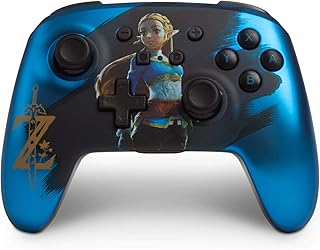 Nintendo Switch Enhanced Wireless Controller - Blue Zelda