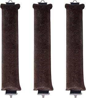 DBAILY Curls Without Heat, 3 Pieces, Overnight Curlers with Hooks, Overnight Blowout, Heatless Curls Band, Curlers, Heatless Curls for All Hair Types (Brown)