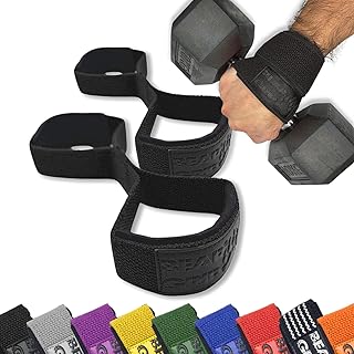 BEAR GRIP - High Quality Figure-8 Weight Lifting Straps (Sold in Pair)