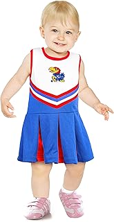 فستان Little King NCAA للرضع والأطفال الصغار من قطعة واحدة Team Cheer Jumper مقاسات 6M 12M 2T 3T 4T