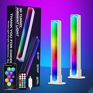 يو اي اي اس اي شريط اضاءة LED ذكي، مصباح العاب RGB، مزامنة اضاءة التلفزيون مع التحكم في الموسيقى والتطبيق، شريط اضاءة محيطة باضاءة خلفية للتلفزيون للالعاب والافلام والكمبيوتر والتلفزيون وديكور الغرفة،