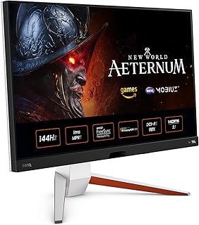 شاشة العاب بينكيو موبيوز ex3210u 32 انش 4k UHD 144hz 1ms mprt فري سينك بريميوم برو متوافقة مع PS5 4k@120hz تغطية 98% p3 مكبرات صوت 2.1 للعناية بالعين، تصميم بدون اطار