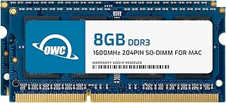 OWC 16GB 2x8GB PC3-12800 DDR3L 1600MHz SO-DIMM 204 دبوس CL11 مجموعة ترقية الذاكرة متوافقة مع اي ماك وماك ميني بوك برو من او دبليو سي