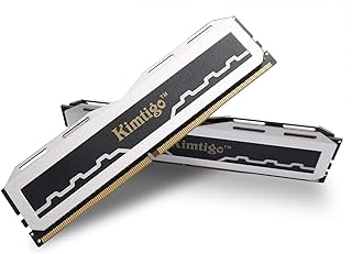 كيمتجو DDR4 32GB (16GBx2) 3600MHz PC4-25600 CL16 1.2V U-DIMM غير مدعومة بذاكرة مؤقتة للالعاب وعالية الاداء متوافقة مع وحدة ذاكرة RAM للكمبيوتر المكتبي