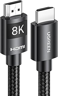 UGREEN 8K HDMI كابل الترا HD عالي السرعة 48Gbps 2.1 الحبل ودعم @ 60HZ 4k 120Hz شاشات eARC الديناميكي HDR دولبي الرؤية إيثرنت لPS5 PS4 نينتندو التبديل سامسونج TV روكو مزين 2M