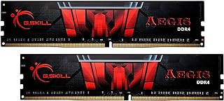 جي سكيل 16 جيجابايت 2 × 8 ايجيس DDR4 PC4-24000 3000 ميجاهرتز لمنصة إنتل Z170 نموذج ذاكرة سطح المكتب F4-3000C16D-16GISB سعة 16.0 GB