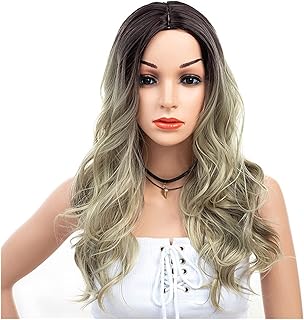 Wigs Ladies Synthetic Fiber Woven Gradient Color African Fluffy Corn hot Big Wave Pattern Stage Hip hop Wig Headgear