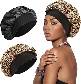 SWEET VIEW Silk Cap, Satin Bonnet, Silk Hair Wrap for Sleeping, Soft and Comfortable Silk Sleep Cap