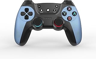 XICEN Wireless Pro Controller Gamepad Joypad Remote Joystick for Switch Console Switch Lite Joystick Supports Gyro Axis Turbo and Dual Vibration blue