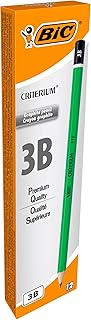 بيك اقلام رصاص سداسية الشكل 550 3B من كريتريوم (صندوق من 12)، اخضر