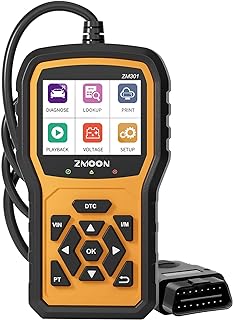 زموون اداة تشخيص اعطال السيارة ZM301 OBD2، قارئ رموز السيارة OBDII/EOBD لجميع السيارات بعد عام 1996