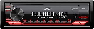 JVC KD-X270BT ستيريو سيارة بلوتوث مع منفذ USB - راديو AM - FM ، مشغل MP3 ، شاشة LCD عالية التباين ، 50 وات ، لوحة وجه قابلة للفصل - Single DIN - 13 نطاقًا EQ