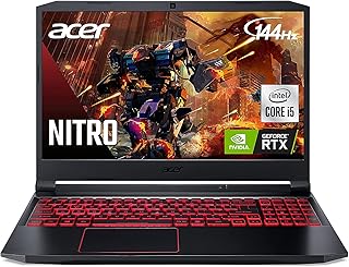 ايسر لابتوب العاب نيترو 5 شاشة 15.6 انش FHD 144Hz IPS معالج انتل كور i5-10300H انفيديا جيفورس RTX 3050 16GB RAM 1TB PCIe NVMe SSD كيبورد باضاءة خلفية ويندوز 10 هوم واي فاي 6