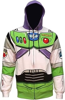 سويت شيرت بقلنسوة وسحاب للرجال مطبوع عليه I Am Buzz Lightyear من بيكسار توي ستوري