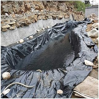 Heavy Duty Underlay Garden Fish Ponds Preformed Liners, Preformed Pond Liners For Koi And Fish Pool, Black Pond Lining For Waterproof Landscape, Garden Pool,9x13m/29.5x42.5ft