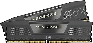 كورسير ذاكرة RAM DDR5 32GB (2x16GB) 6000MHz CL36 AMD اكسبو اي كيو متوافقة مع الكمبيوتر من فينجانس - رمادي (CMK32GX5M2E6000Z36)، دي ار 5