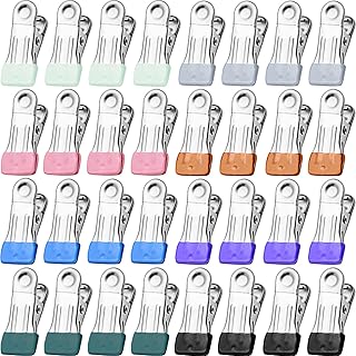 32 Pack Stainless Steel Clothes Pegs, Heavy Duty Clothing Pins for Clothes