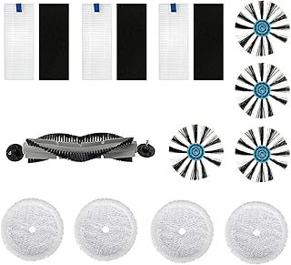 مجموعة ملحقات بديلة لمكنسة بيسيل 3115 سبين ويف للارضيات الصلبة اكسبرت للمكنسة الروبوتية الرطبة والجافة، قطع غيار وسادات ممسحة بفلتر وفرشاة