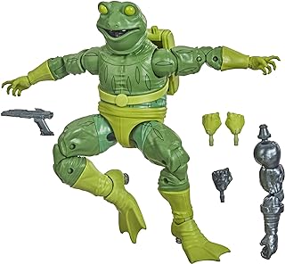 لعبة مجسم شخصية سبايدر مان Marvel Legends Series Marvel's Frog-Man مقاس 6 انش قابلة للتجميع للاطفال من سن 4 سنوات فما فوق من هاسبرو