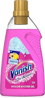 Vanish Oxi Action Gel Pink - 1 x 1.5 L - Stain Remover and Laundry Booster Gel without Chlorine - For Colourful Laundry