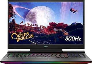 لابتوب ديل G7 ‏17.3 انش FHD 300Hz ، شاشة عريضة LED كور i7 , 10750H ‎ 32 وSSD 1TBمرئي جيفورس RTX 2070 R ويندوز 10 هوم اسود انتل