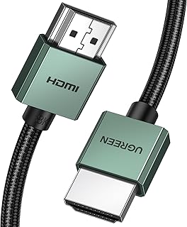 كيبل HDMI 8k 2 متر 6.6 قدم 2.1 عالي السرعة 48 جيجابايت في الثانية يدعم 8k@60hz/4k@240hz/4k@140hz/4k@120hz Ultra hd 3D earc hdr دولبي متوافق مع ماك بوك برو/PS5/سويتش/اكس بوكس/روكو/بلو راي