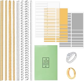 66 قطعة من اداة ضبط مقاس الخاتم للخواتم السائبة بـ4 مقاسات غير مرئية، اداة ضبط مقاسات المجوهرات الشفافة للخواتم العريضة من سناجيز شانك، حامل واقي بلاستيكي من السيليكون، لون الجلد الحلزوني