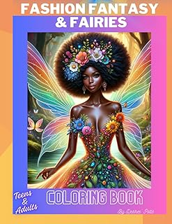 Fashion Fantasy - Fairies Coloring Book