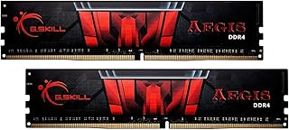 G.سكيل ذاكرة SDRAM مزدوجة القناة 16GB 2 × 8GB 288 دبوس PC4-25600 DDR4 3200 CL16-18-18-38 بجهد 1.35 فولت من سلسلة ايجيس F4-3200C16D-16GIS جي سكيل