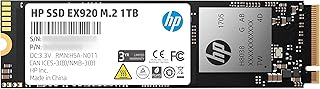 HP EX920 M.2 1TB PCIe 3.1 X4 Nvme 3D TLC NAND وسيط تخزين داخلي ذو حالة ثابتة (SSD) بحد أقصى 3200 ميجابت لكل ثانية 2Yy47Aa#Abc