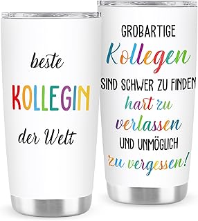 CAPRIFIC Farewell Gift Colleague Insulated Mug Farewell Colleague Gift Gifts for Colleague Job Change Gift Colleague Gift Farewell Gifts for Colleagues Retirement Gift