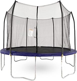 Skywalker Trampolines 12-Feet Round Trampoline and Enclosure with Spring Pad