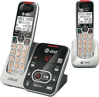 AT&T CRL32202 dect_6.0 هاتف أرضي ثنائي السماعة