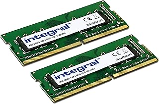 برنامج متكامل ذاكرة RAM 16GB (2x8GB) DDR4 3200MHz (أو 2933MHz، 2666MHz و2400MHz)، ذاكرة سوديم لاب توب نوت بوك ماك بوك، IN4V8GNGLTIK2