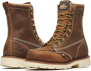 American Heritage – 8″ Trail Crazyhorse Safety Toe – Moc Toe Maxwear90™ unisex-adult American Heritage – 8″ Trail Crazyhorse Safety Toe – Moc Toe Maxwear90™