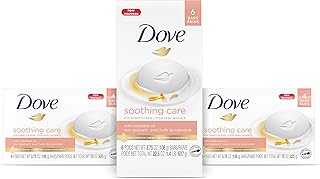 Dove, شريط تجميل مرطب للعناية بالبشرة الحساسة مع زيت آذريون يغسل بفعالية البكتيريا وترطيب وتجديد العناية بالبشرة 14 أونصة، 3.75 أونصة، من يمامة