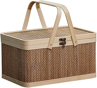 CKJXCVB Fruit Basket Wicker Storage Basket Woven Fruit Basket